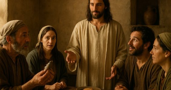 Cuando Jesús se sienta a la mesa
