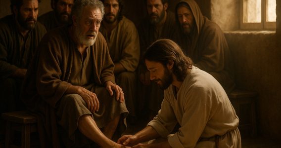 El Maestro que se arrodilla: La lección más difícil de Jesús