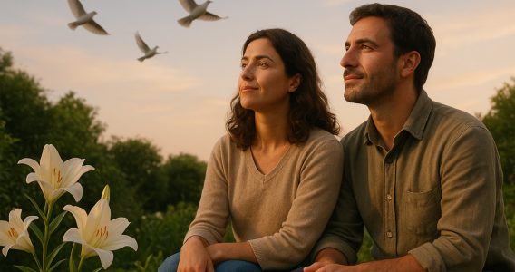Vivir sin angustia: lección de los lirios y los pájaros
