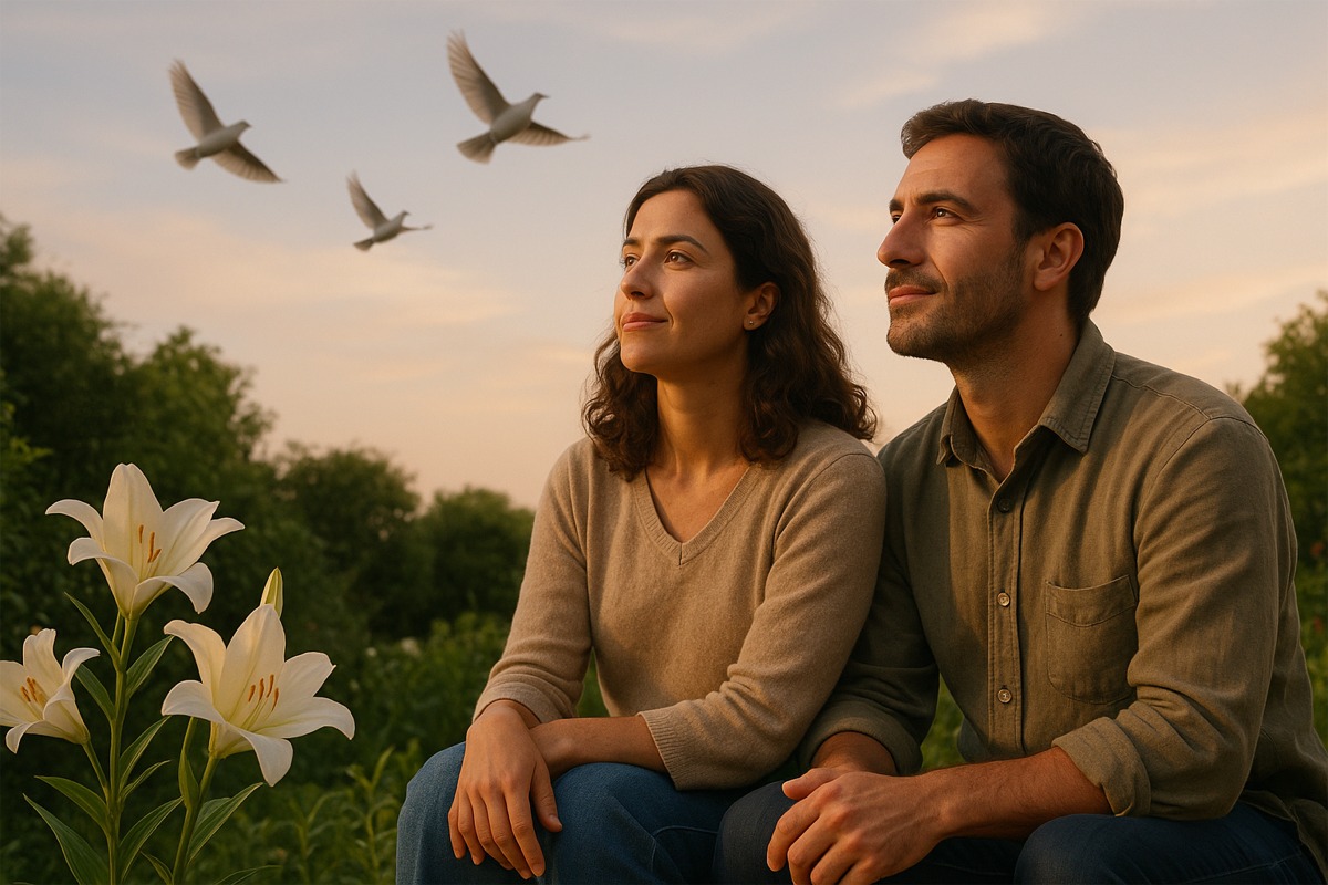 Vivir sin angustia: lección de los lirios y los pájaros