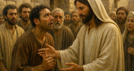 Cuando Jesús le devuelve la voz al que no la tiene