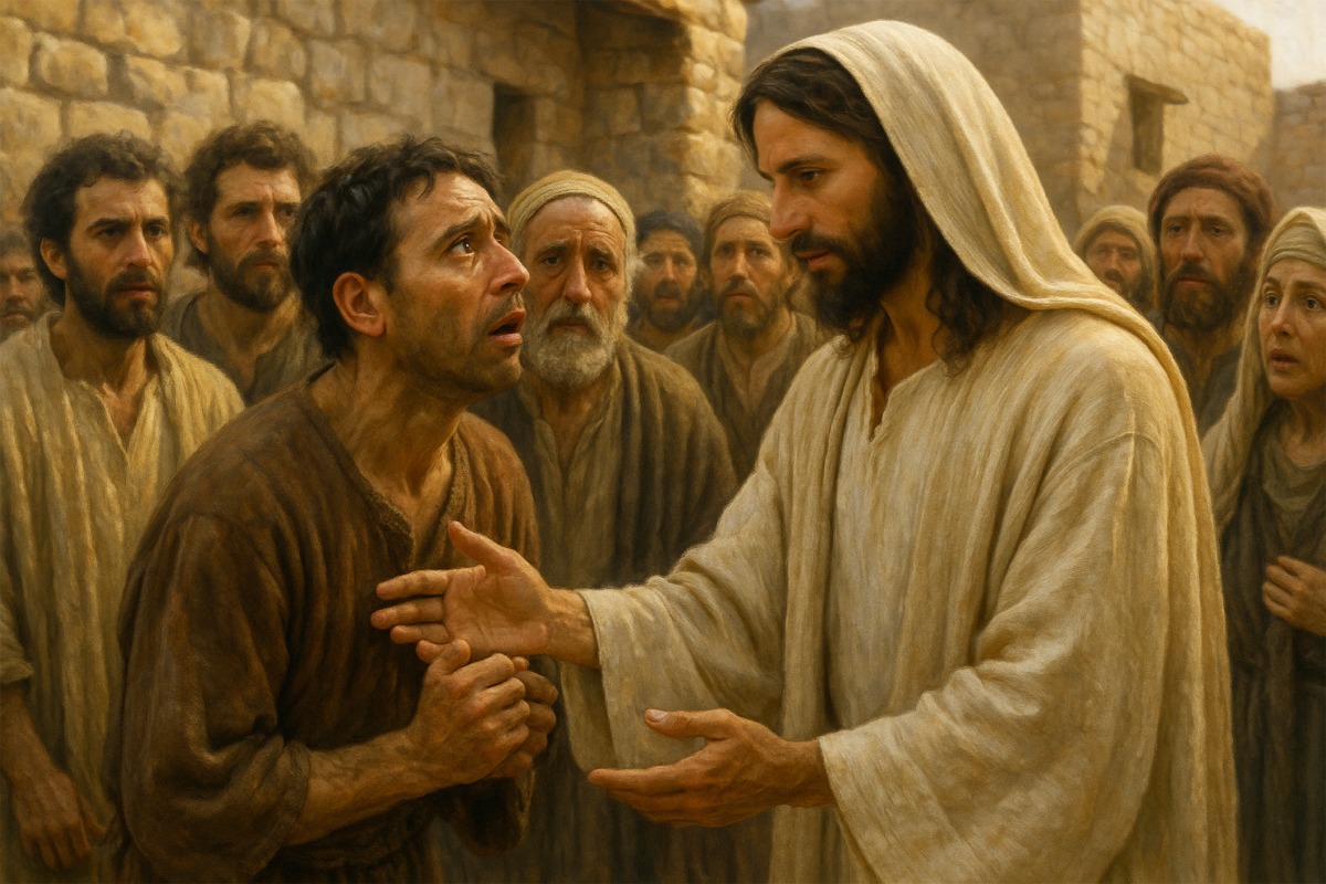 Cuando Jesús le devuelve la voz al que no la tiene