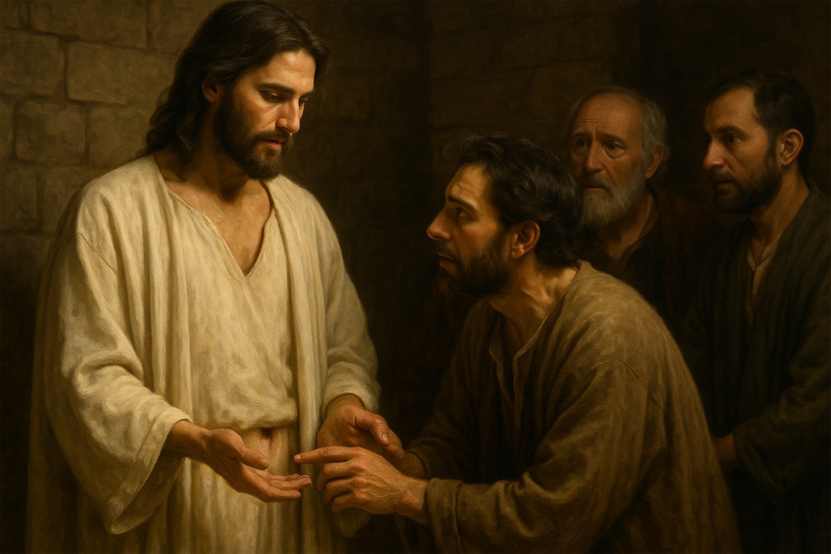 El día que Tomás tocó las heridas de Jesús