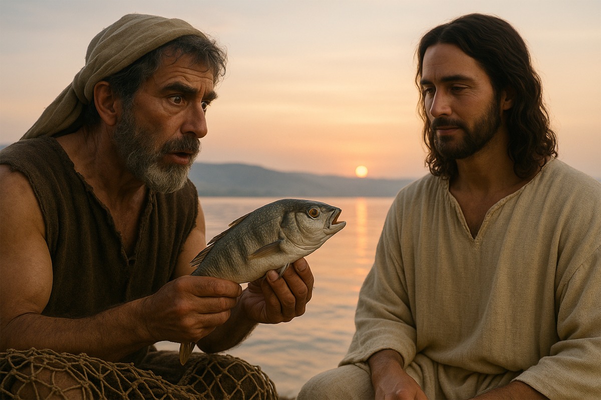 Monedas en la boca del pez: la sorpresa de Dios
