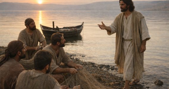 A la orilla del lago, comienza la misión