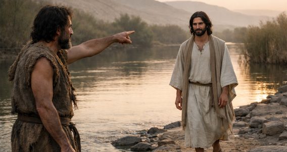 Señalar a Jesús en medio del camino