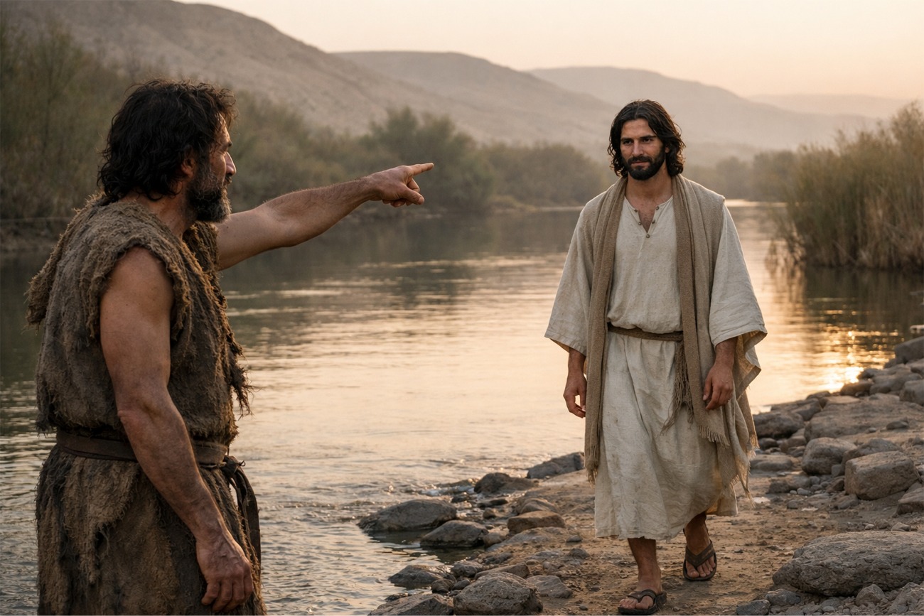 Señalar a Jesús en medio del camino