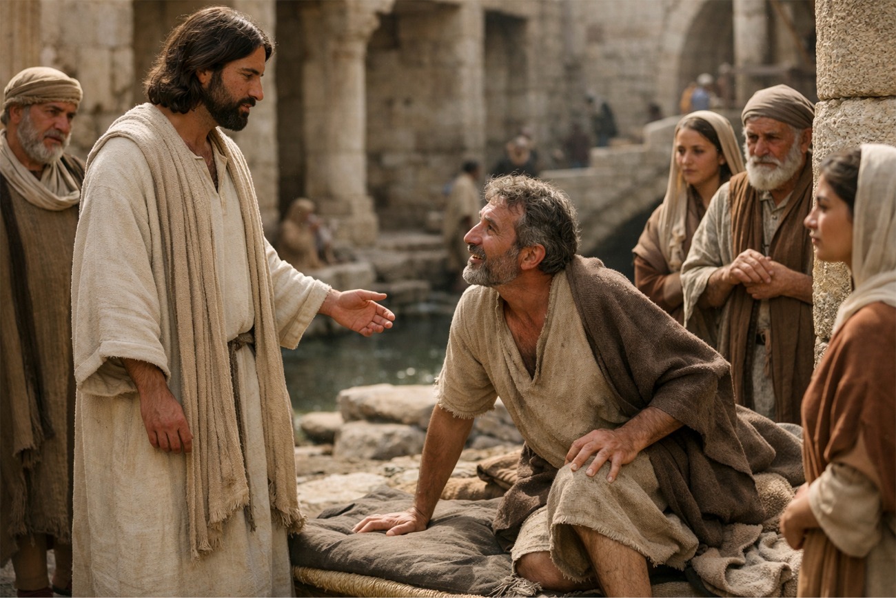 Cuando Jesús nos pregunta si queremos sanar