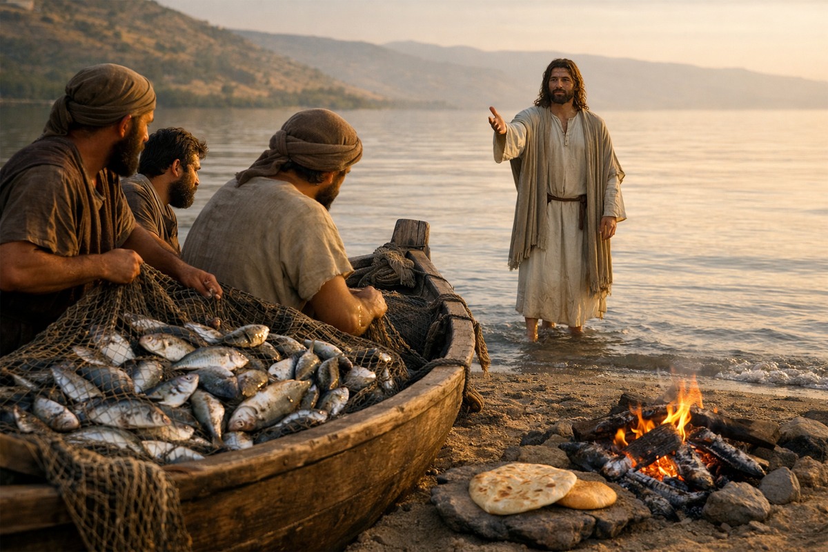 Cuando Jesús nos espera en la orilla