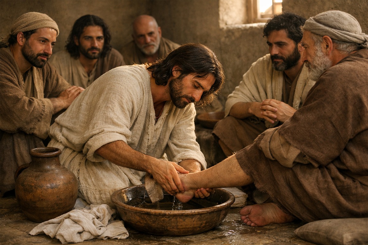 Lavar los pies hoy: vivir el Evangelio con humildad
