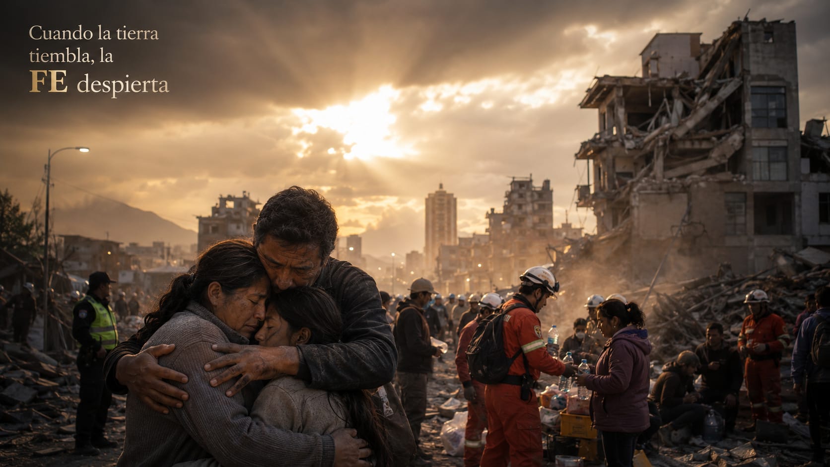 Cuando la tierra tiembla, la FE también despierta