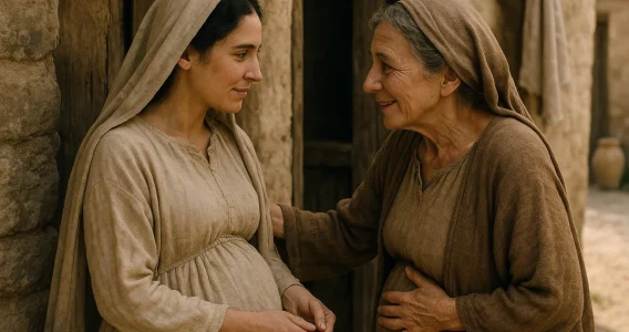 María visita a Isabel y nos enseña a llevar alegría