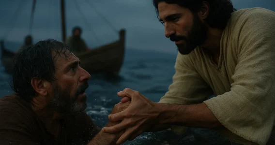 Jesús llega en la noche y calma el corazón