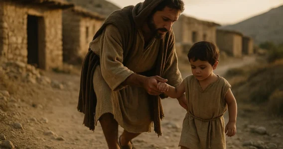 Hacerse pequeño para entrar en el corazón de Dios