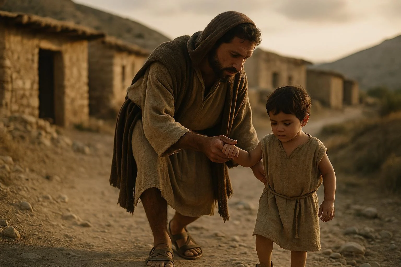 Hacerse pequeño para entrar en el corazón de Dios
