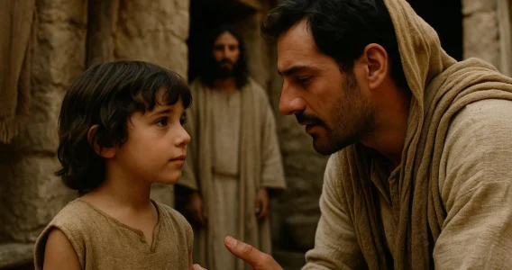 Hacerse pequeño para entrar en el corazón de Dios